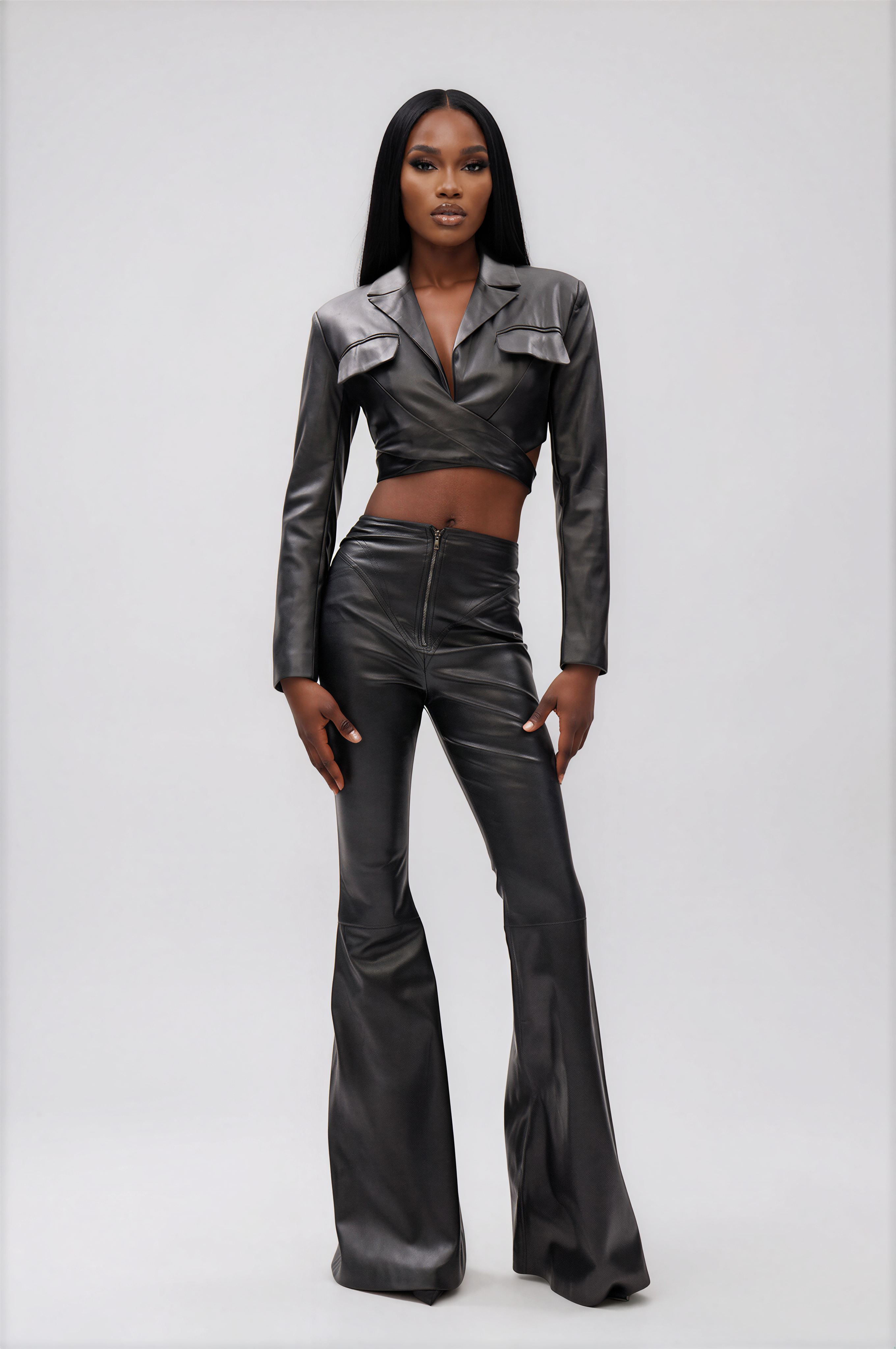 Illarion Leather Pants Set