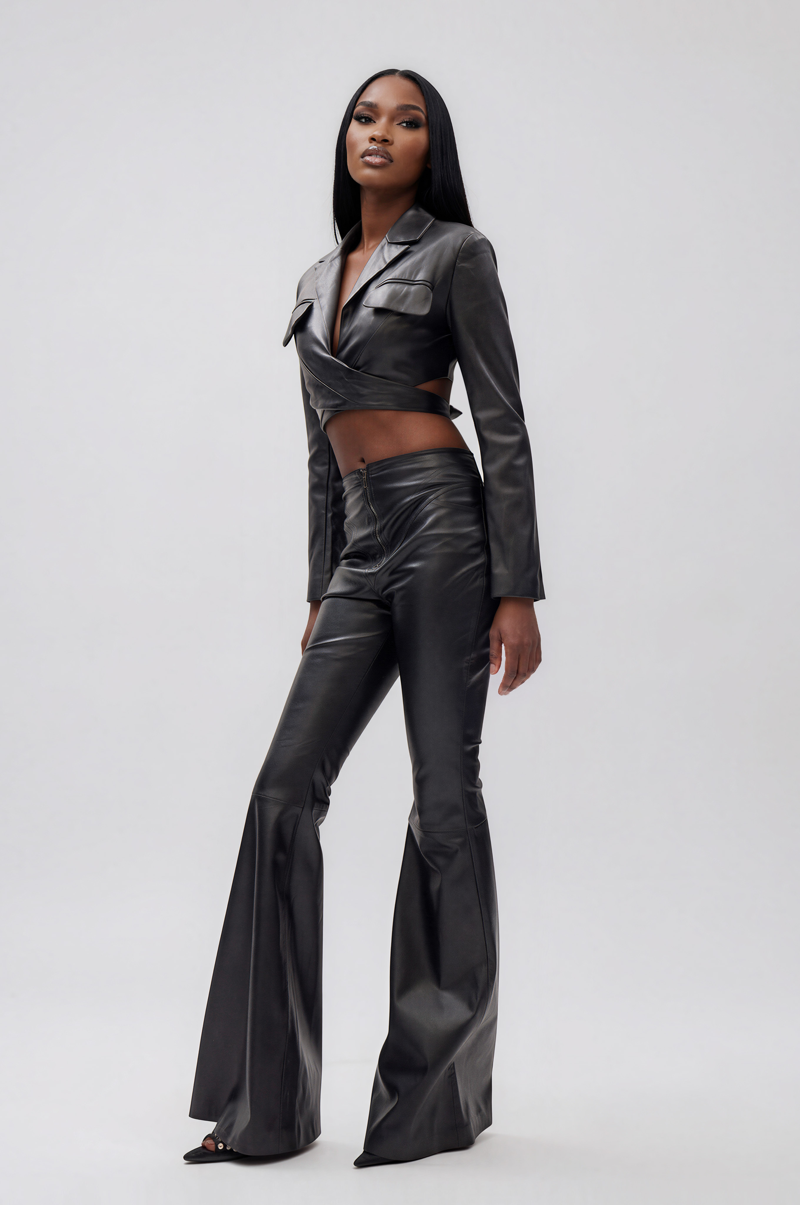Illarion Leather Pants Set