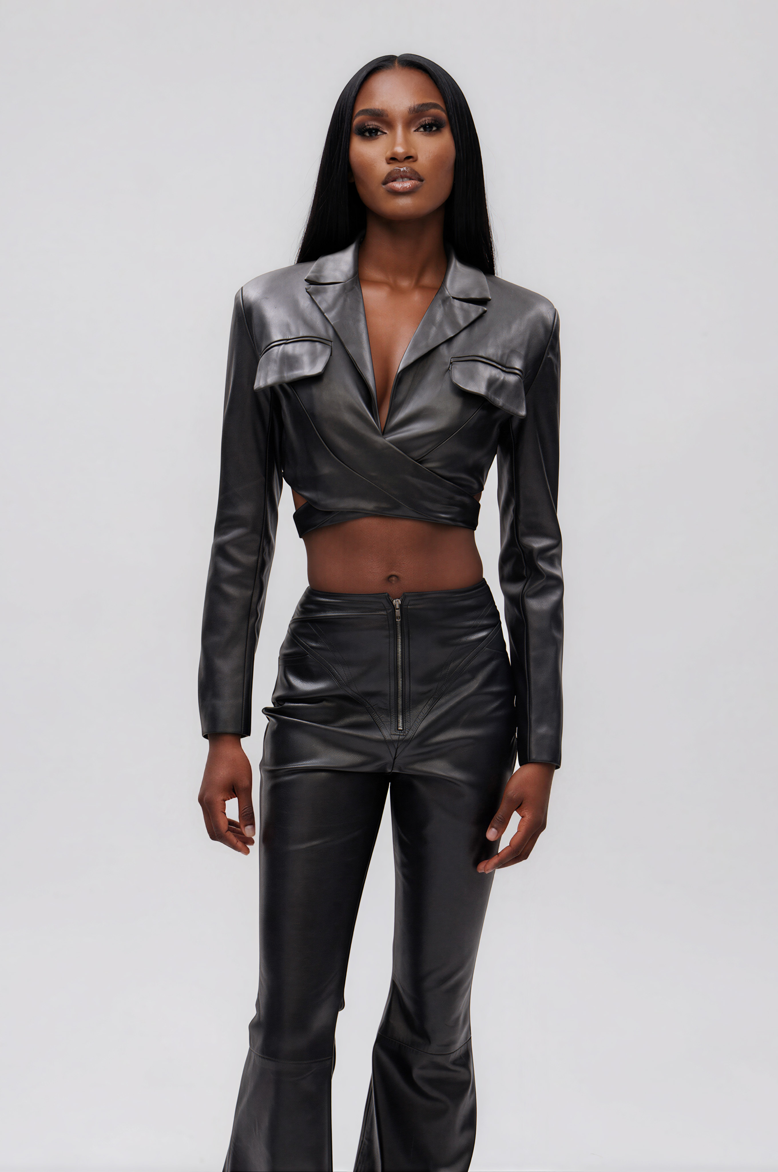 Illarion Leather Pants Set
