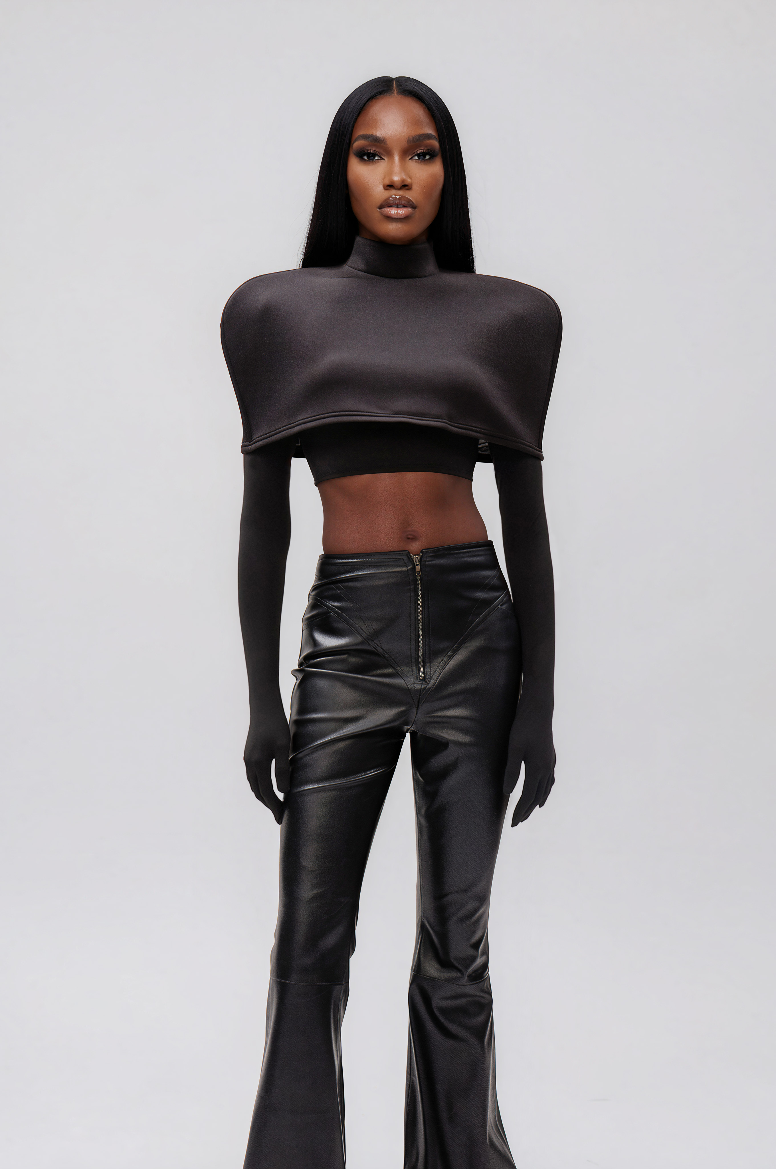 Illes Crop Shawl Top