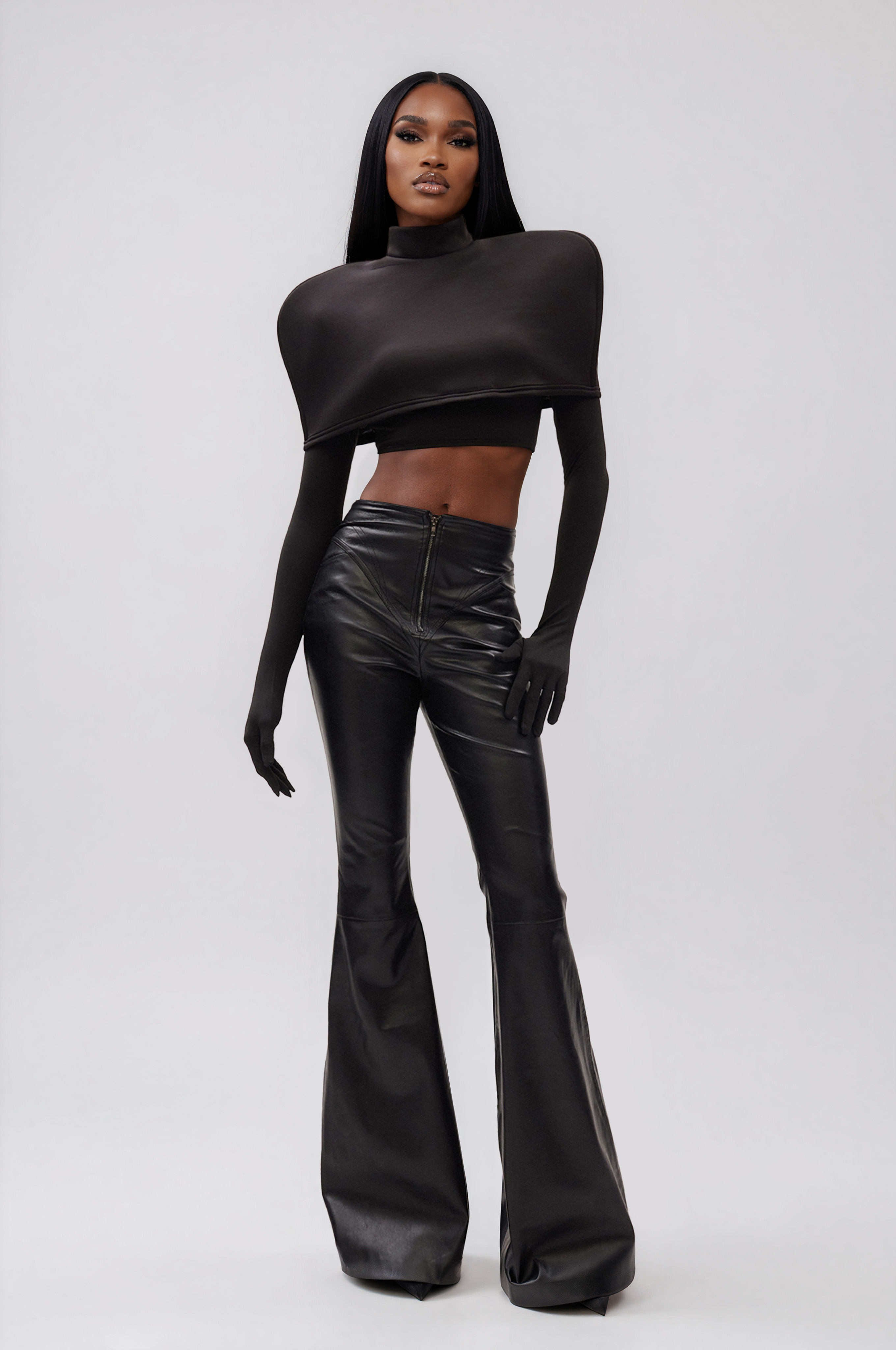 Illes Crop Shawl Top