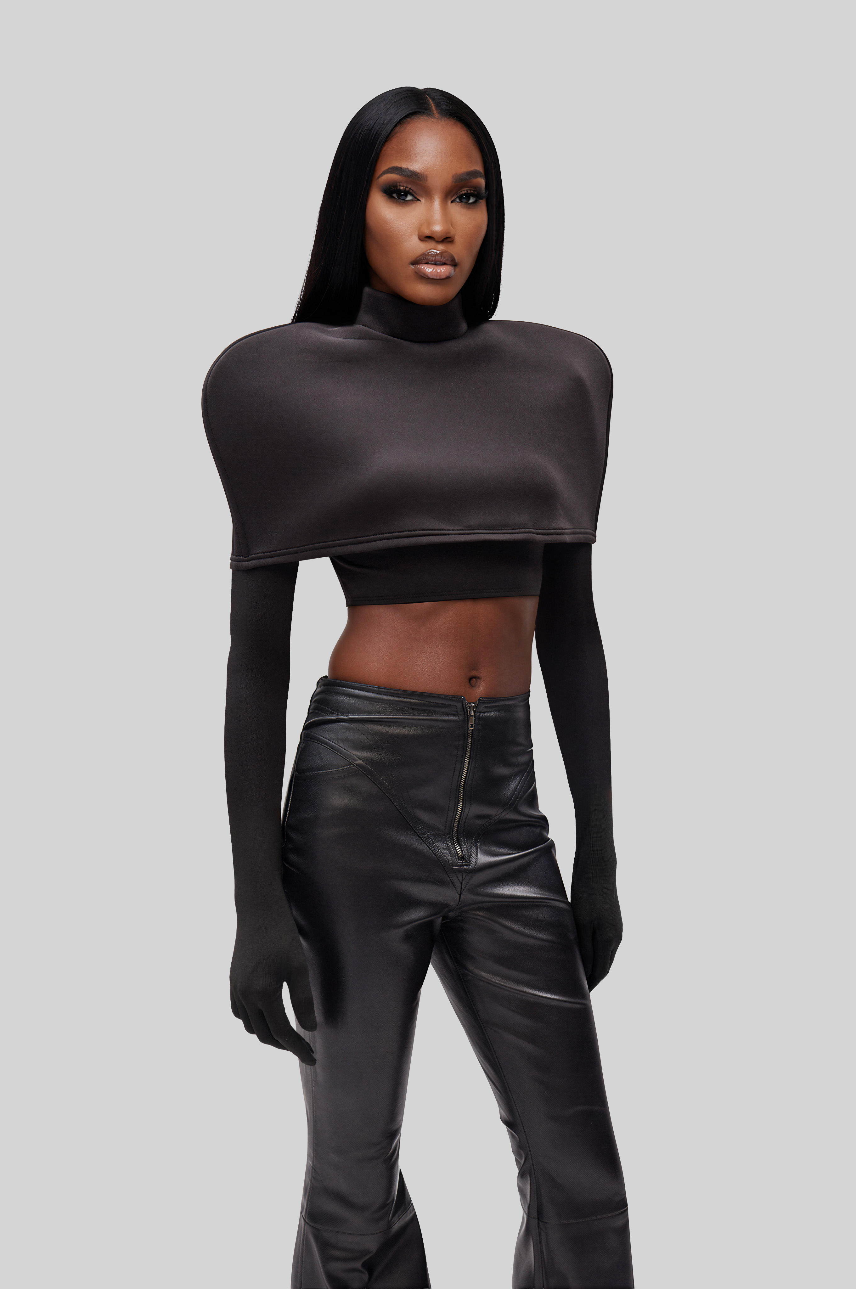 Illes Crop Shawl Top