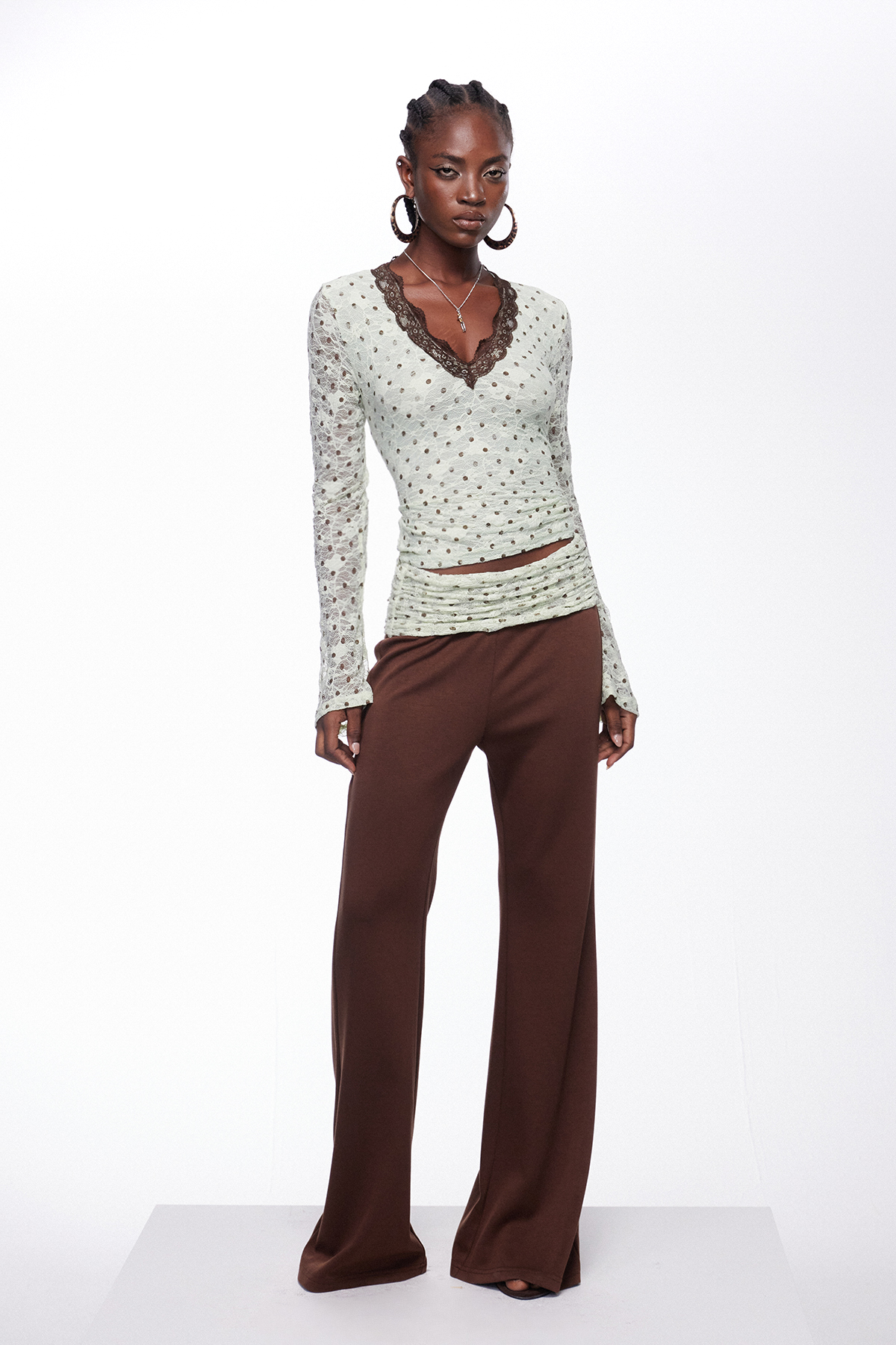 Ilmatar Lace Dot Pants Set