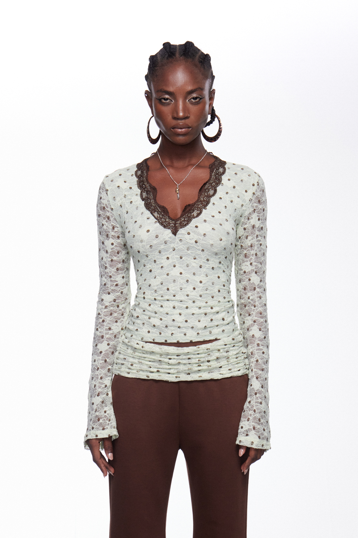 Ilmatar Lace Dot Pants Set