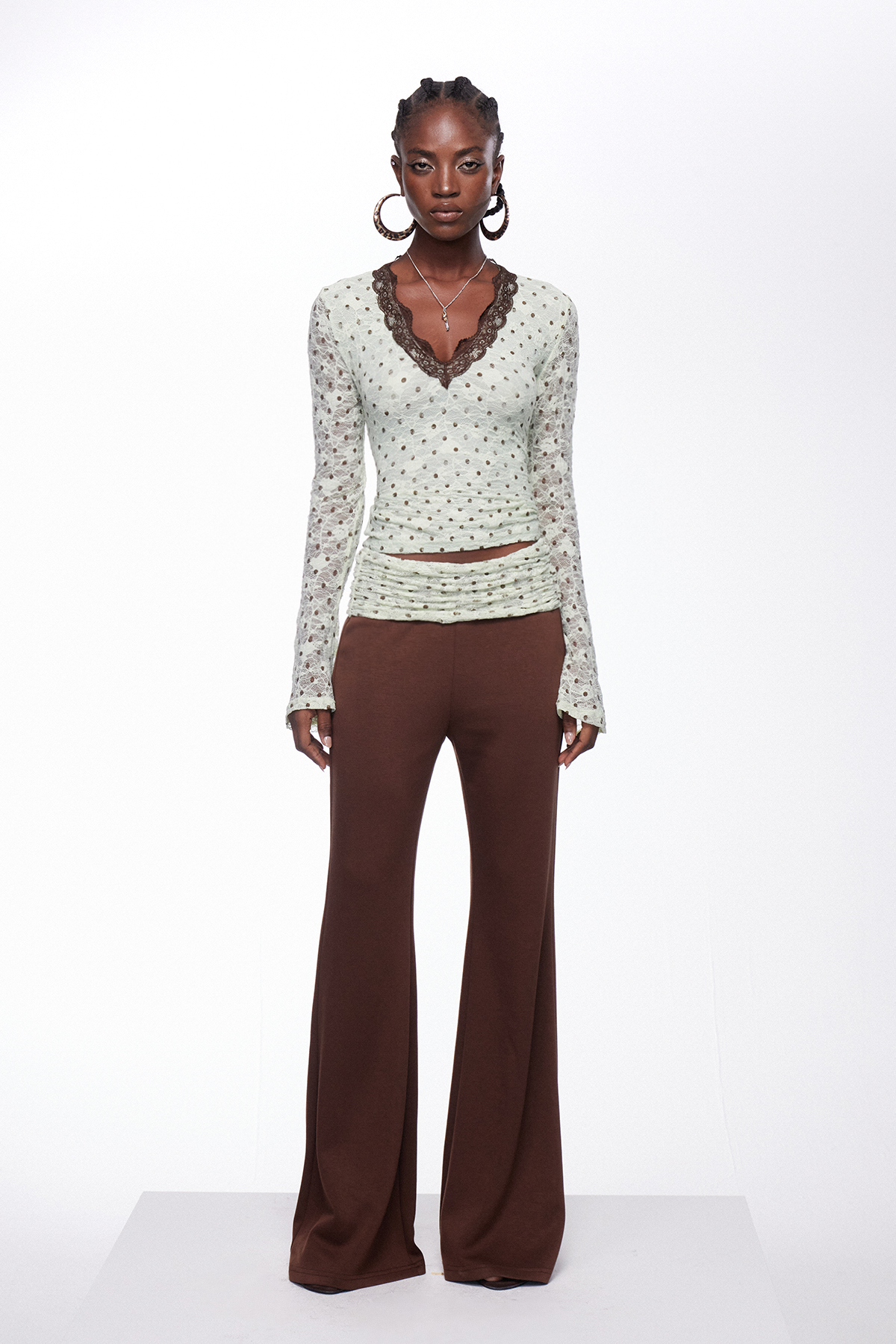 Ilmatar Lace Dot Pants Set