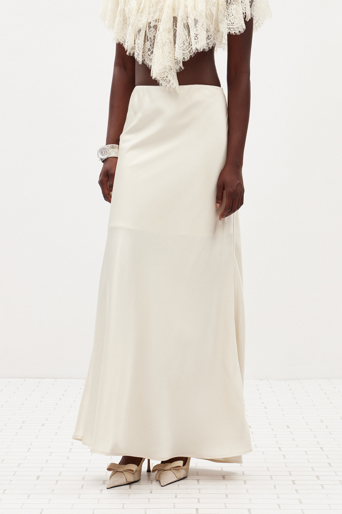Ilonka Ruffle Maxi Skirt