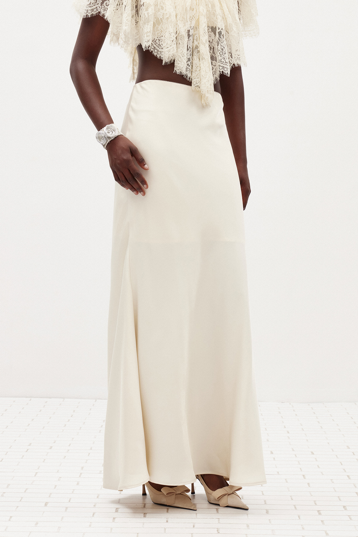 Ilonka Ruffle Maxi Skirt