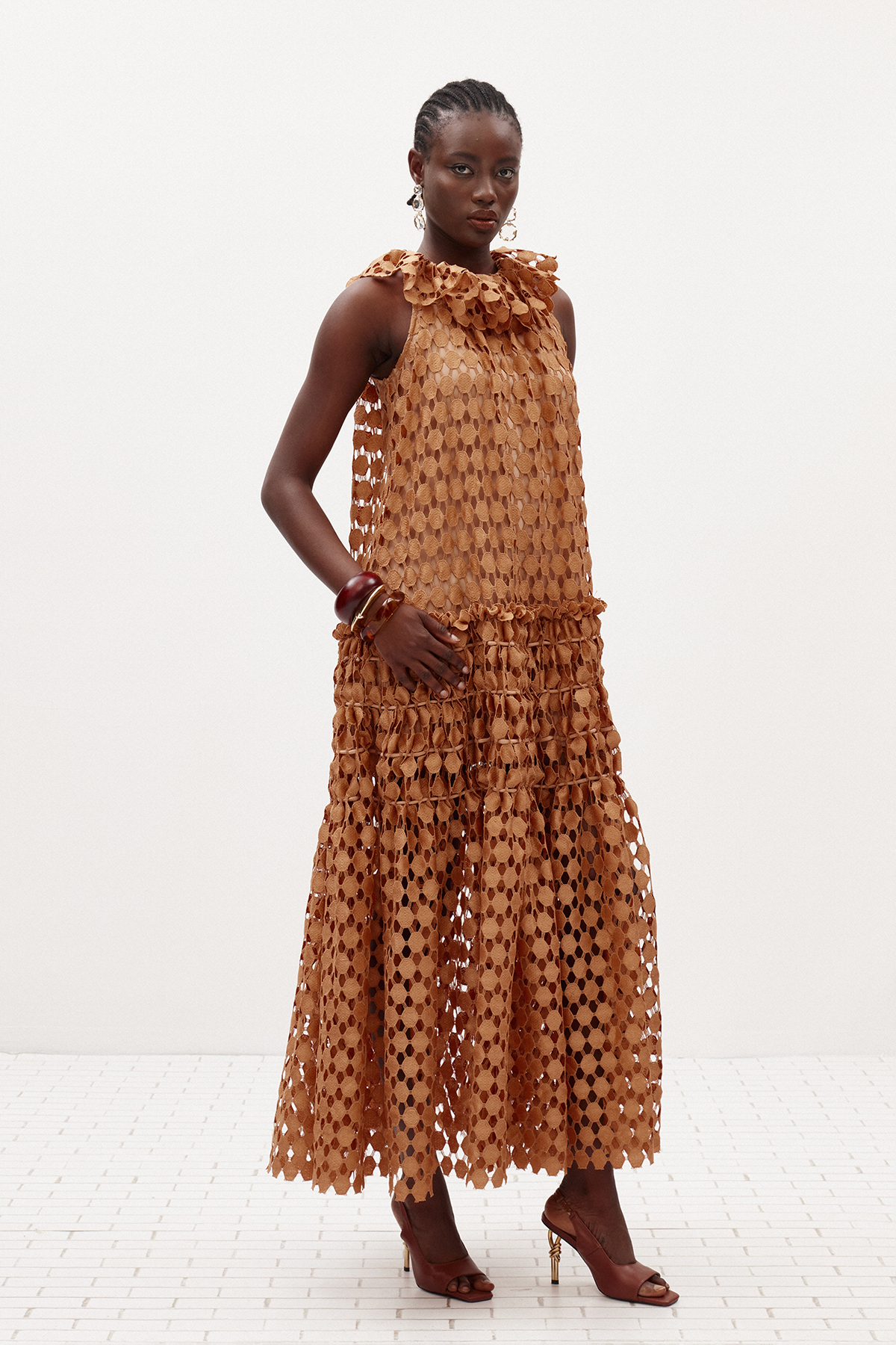 Ilse Sleeveless Cutout Maxi Dress