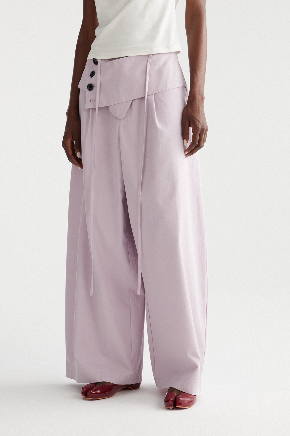Ilze Button Wide Leg Pants