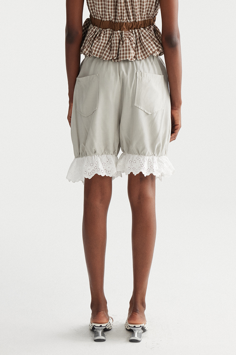 Imhotep Lace Ruch Shorts