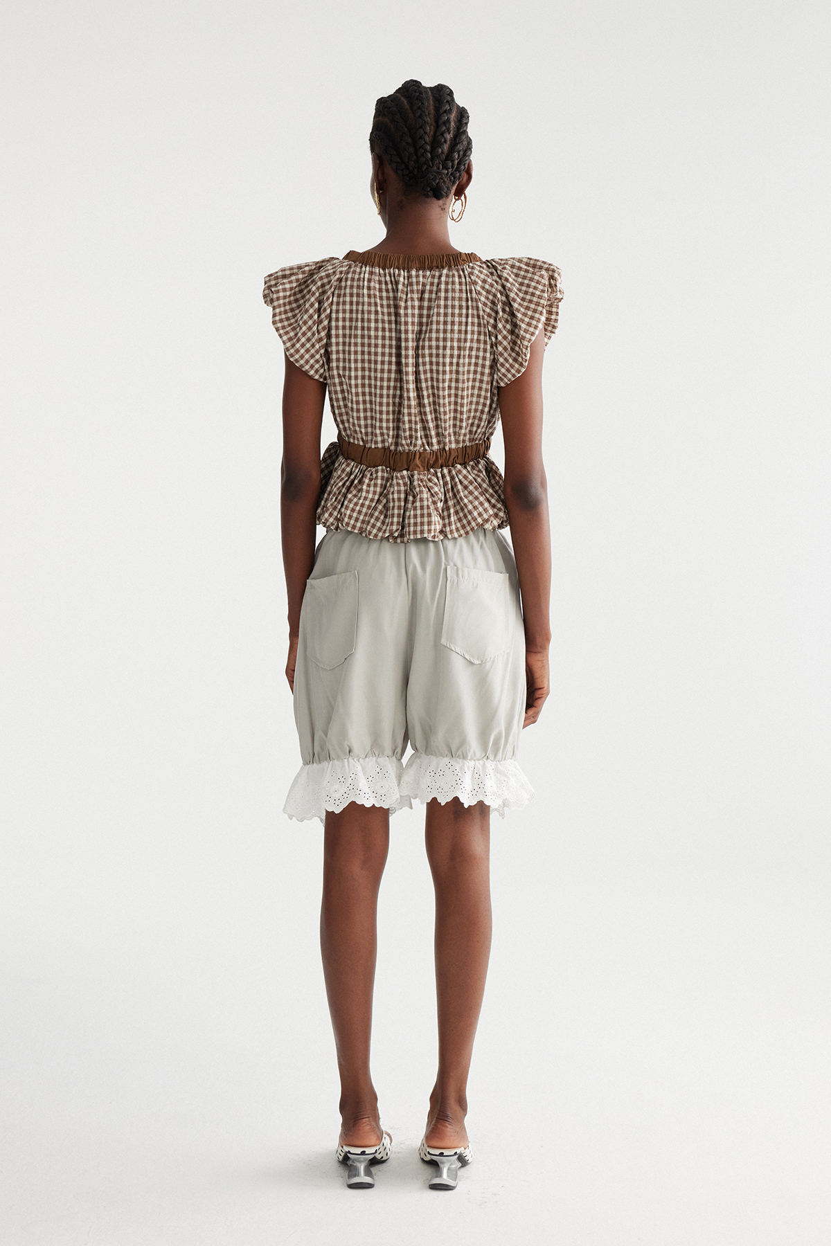 Imhotep Lace Ruch Shorts