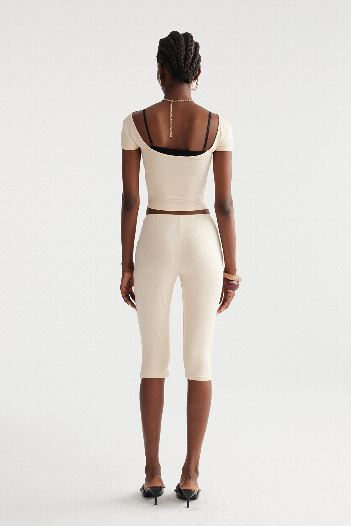Imke Deconstruct Capri Pants Set