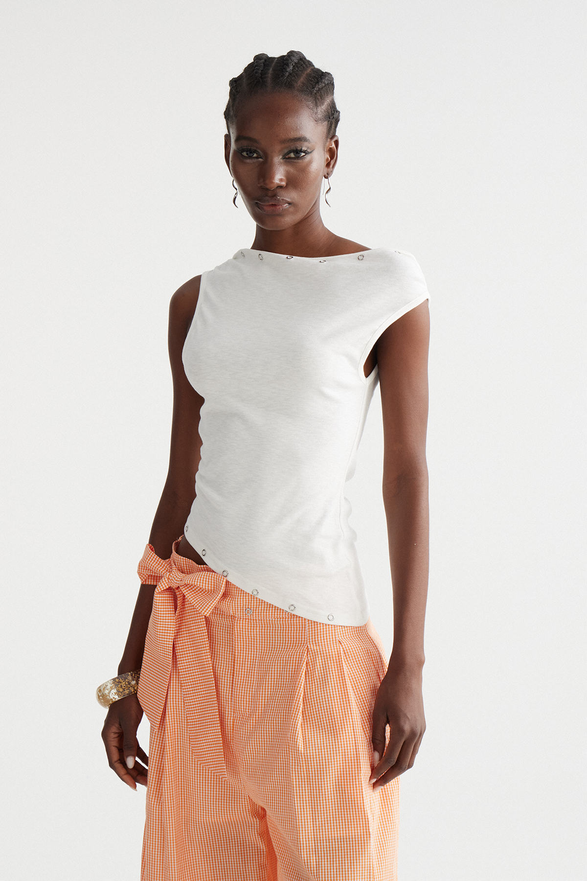 Imola Asymmetric Wide Leg Pants Set