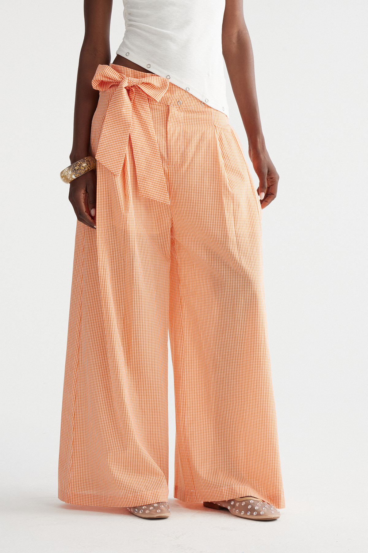 Imola Asymmetric Wide Leg Pants Set