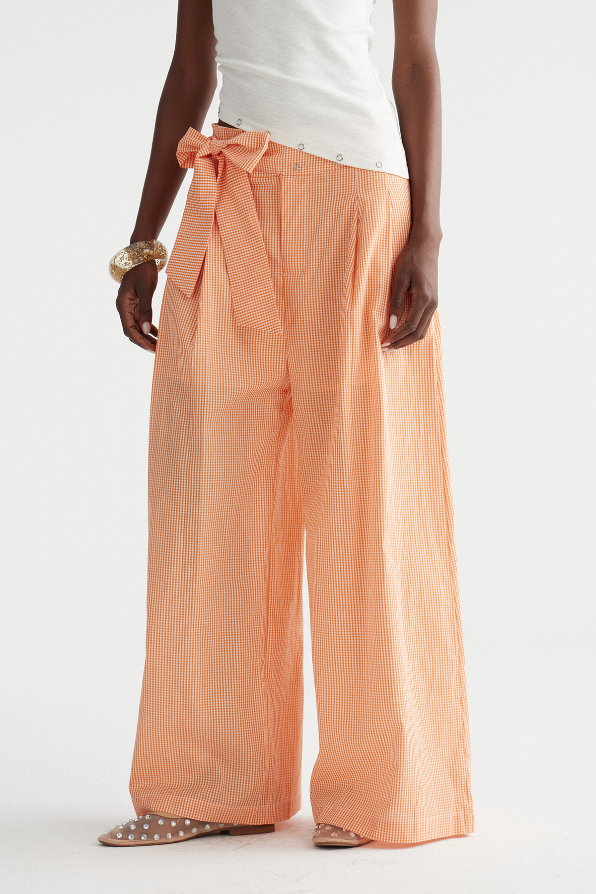 Imola Asymmetric Wide Leg Pants Set