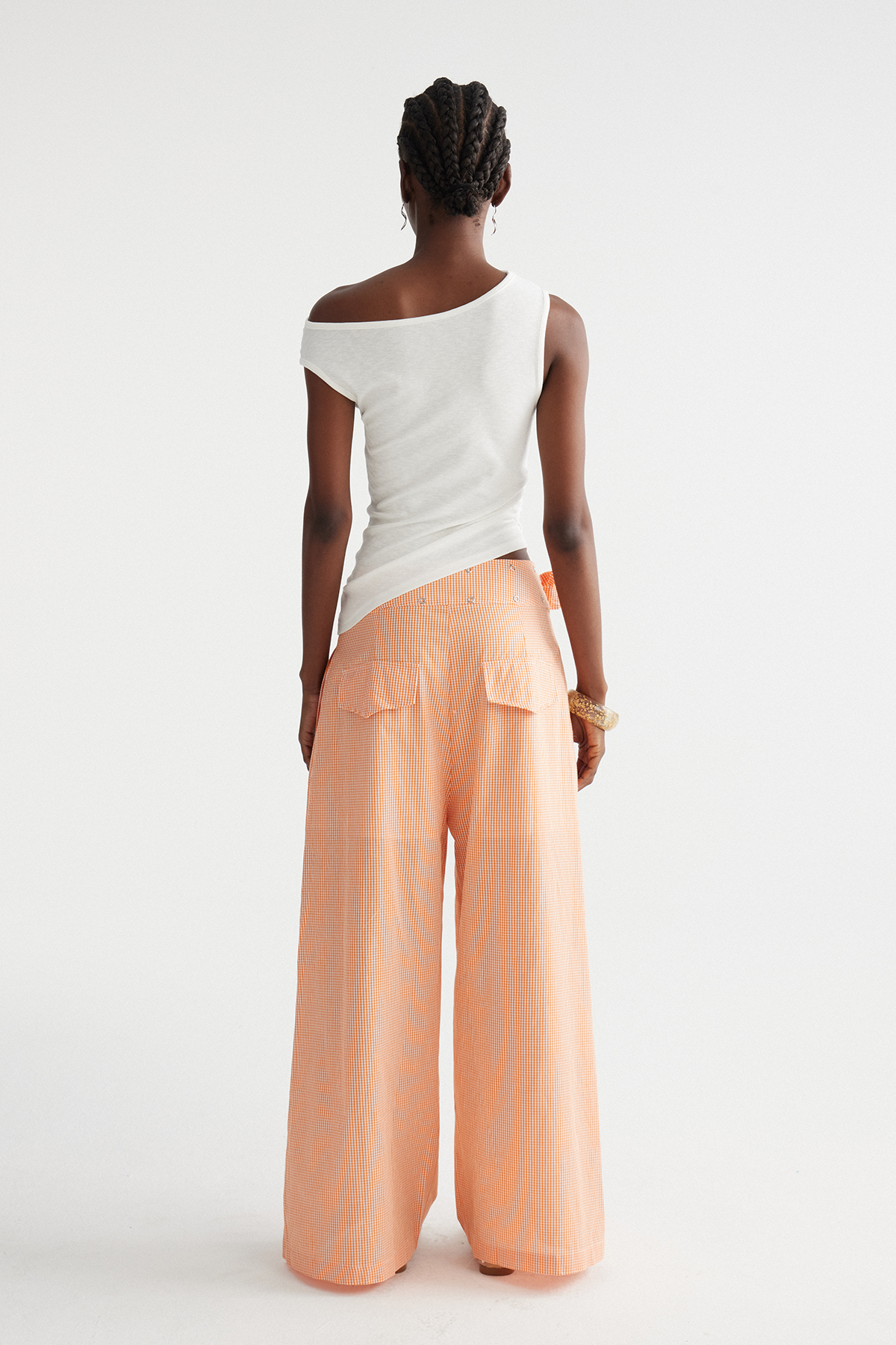 Imola Asymmetric Wide Leg Pants Set