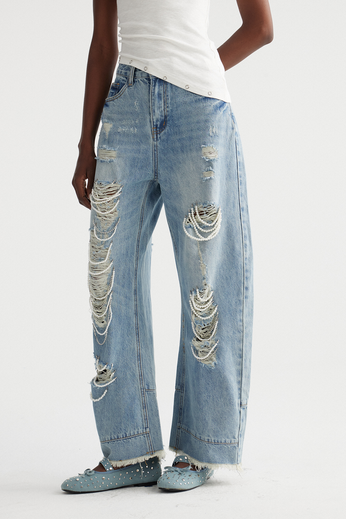 Imona Pearl Ripped Jeans