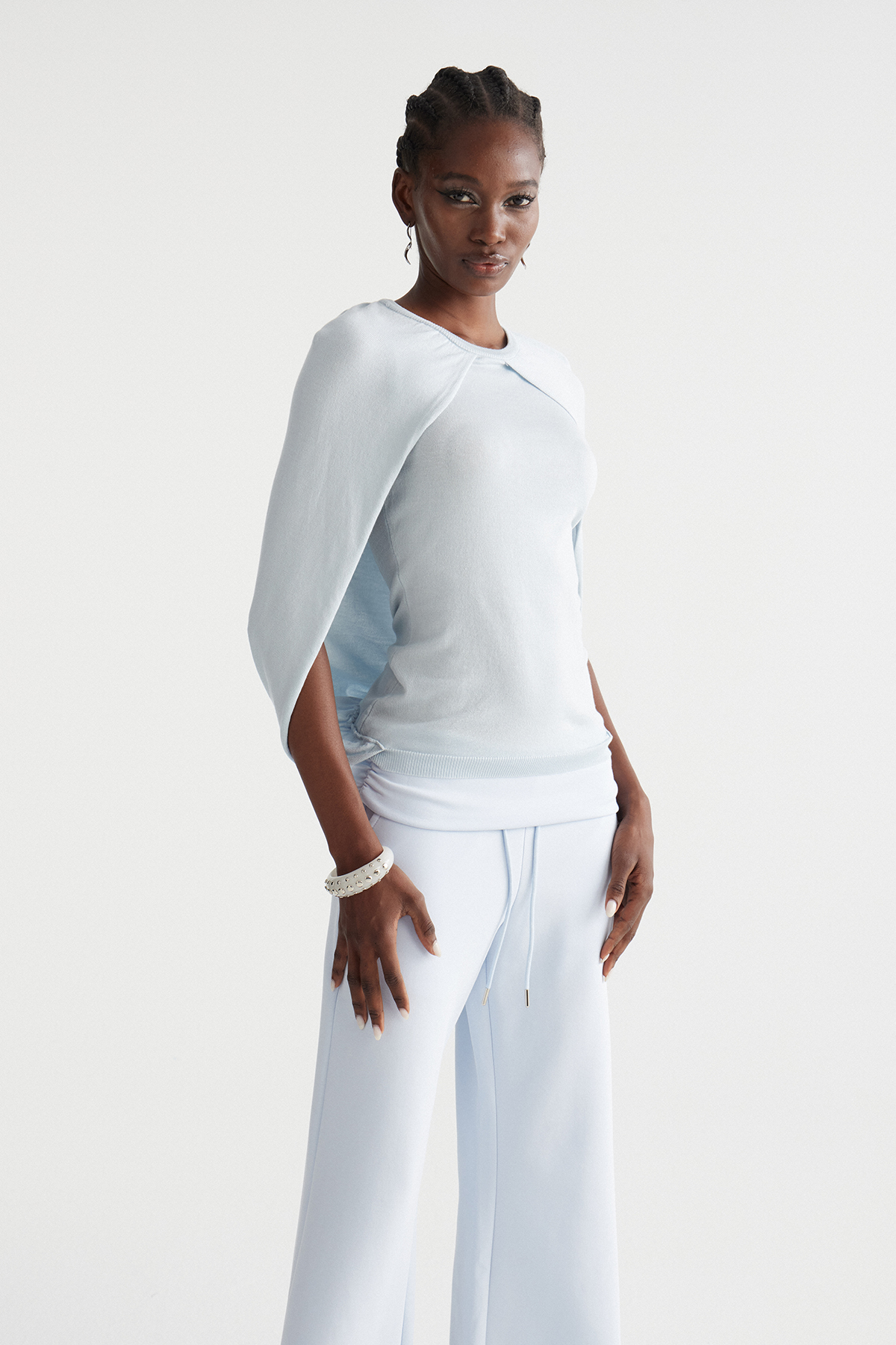 Imriska Shawl Knit Top