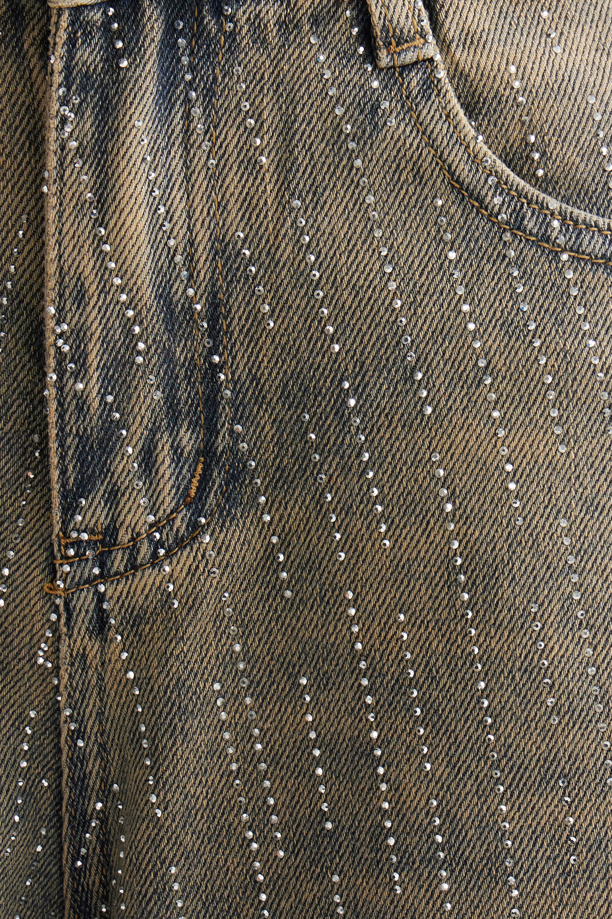 Inari Rhinestone Barrel Jeans