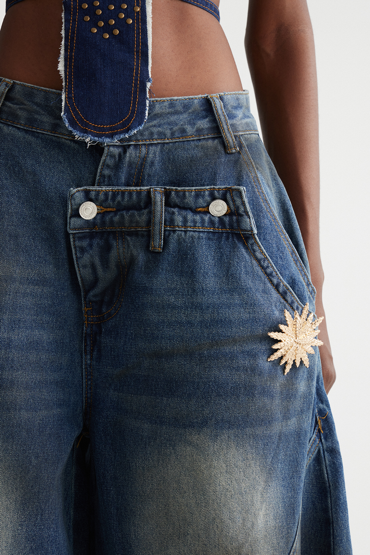 Inbar Deconstruct Embellished Jeans