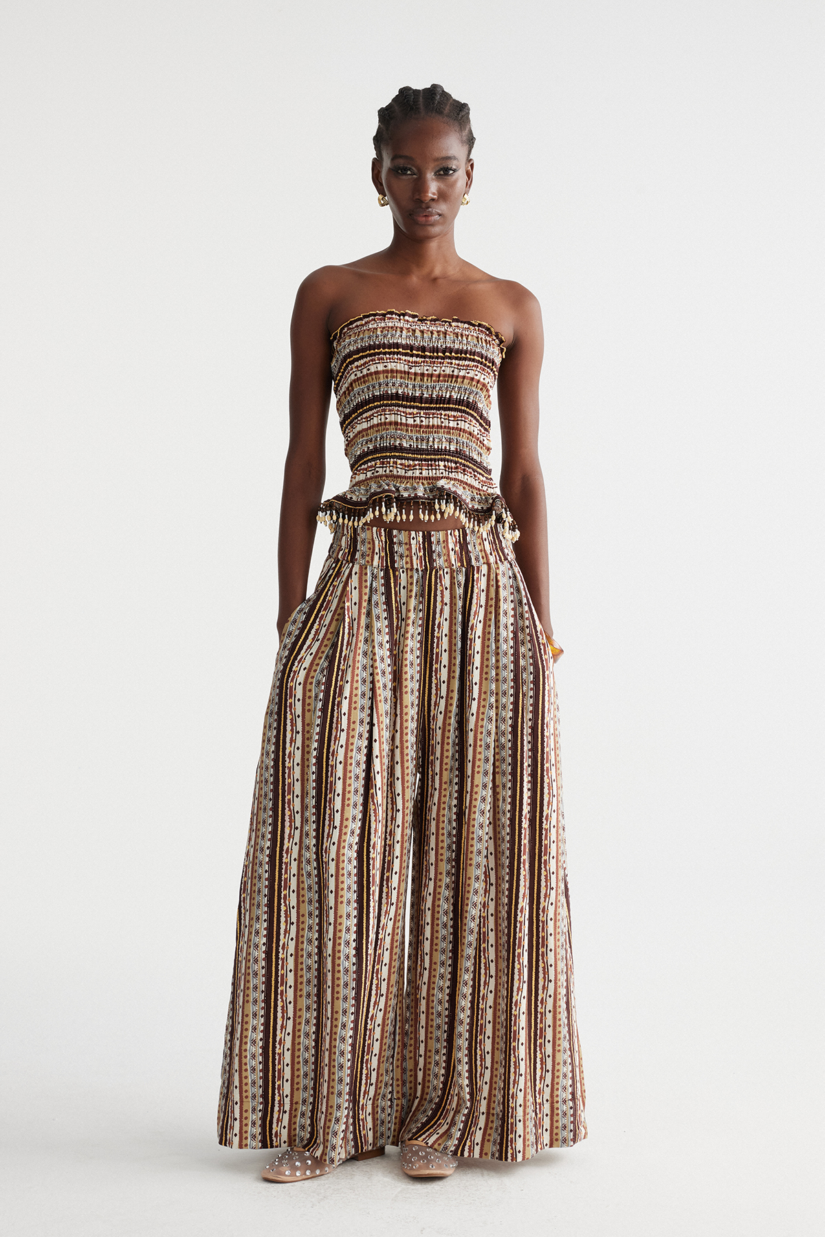 Indie Stripe Pants Set