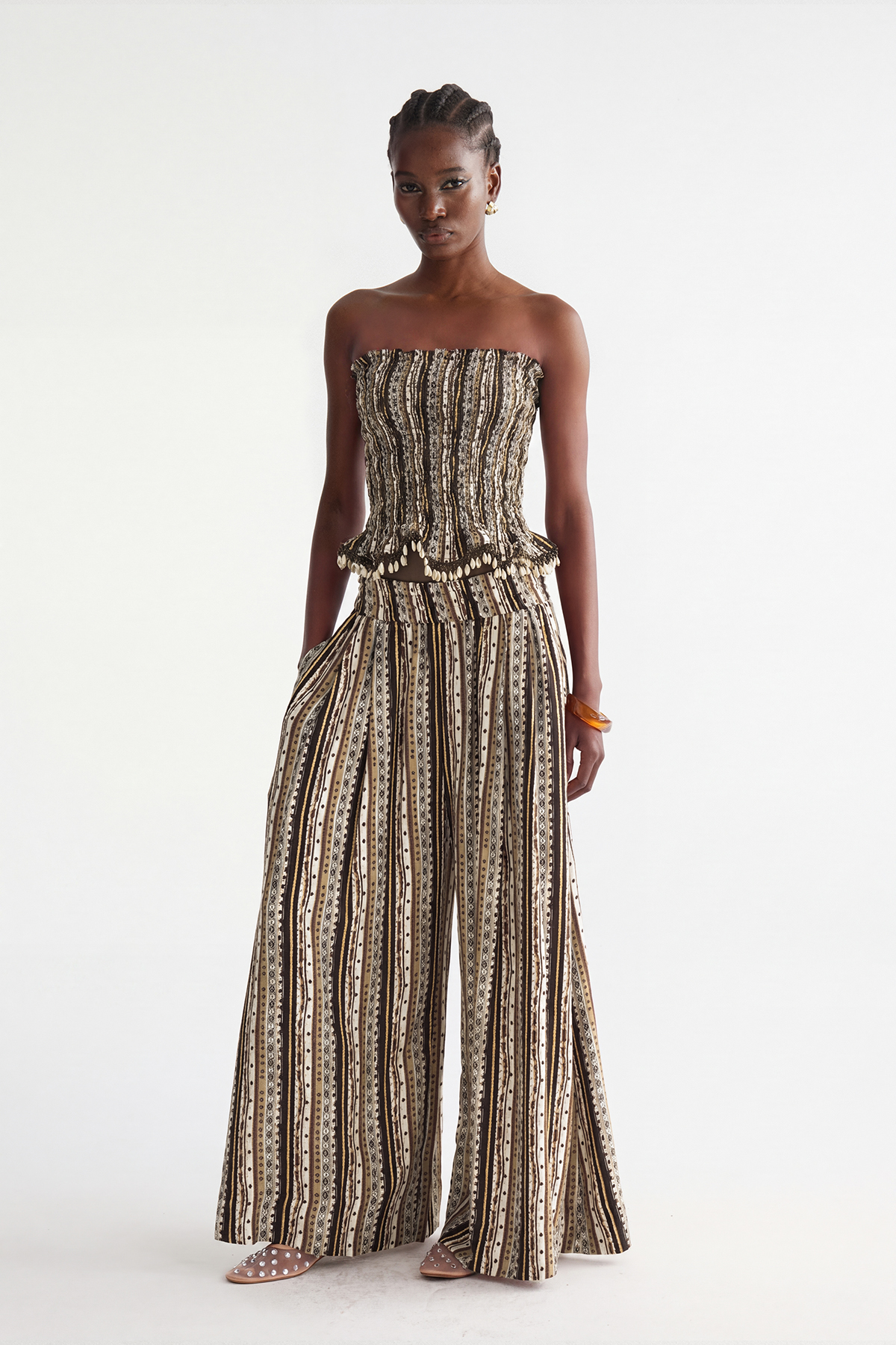 Indie Stripe Pants Set