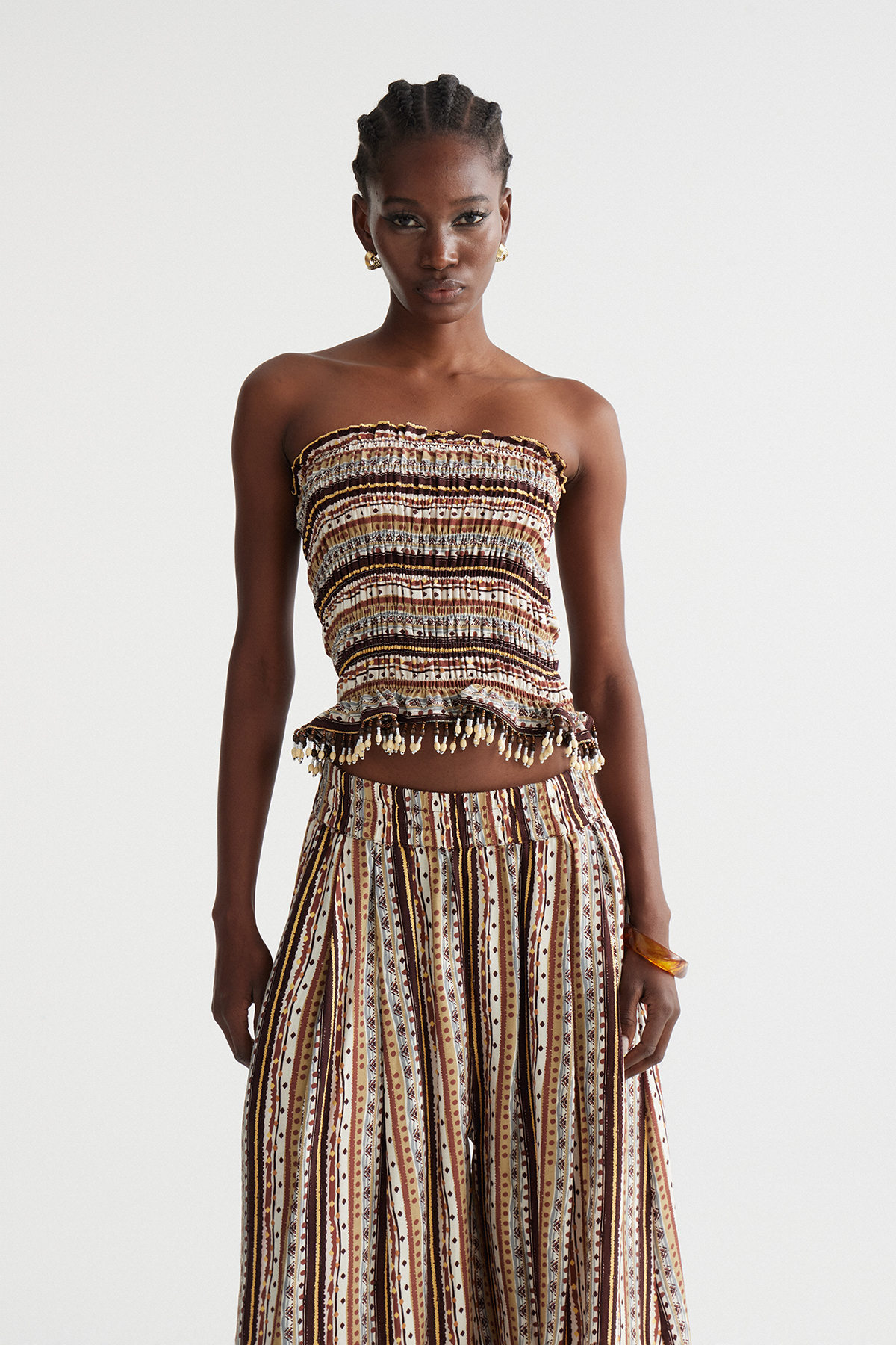 Indie Stripe Pants Set