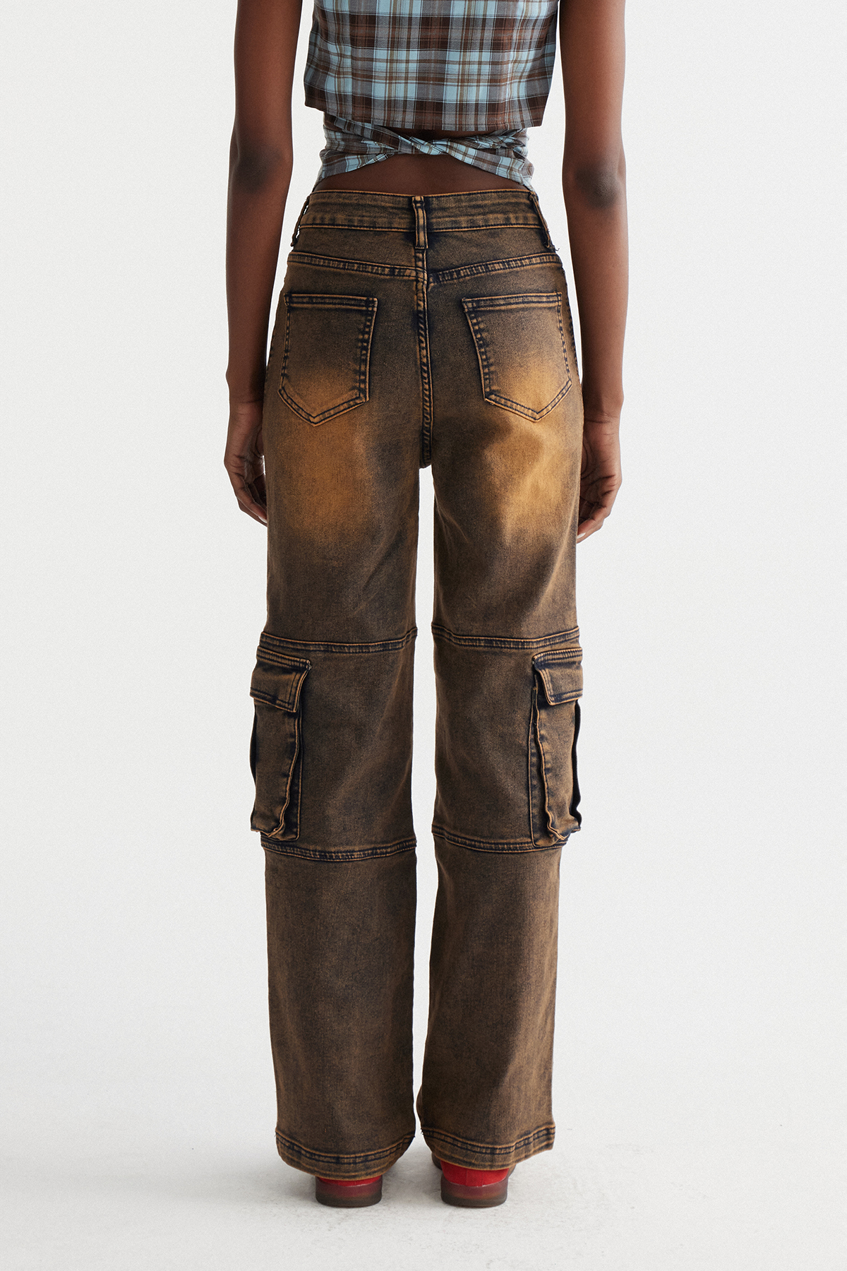Indy Bleached Cargo Jeans