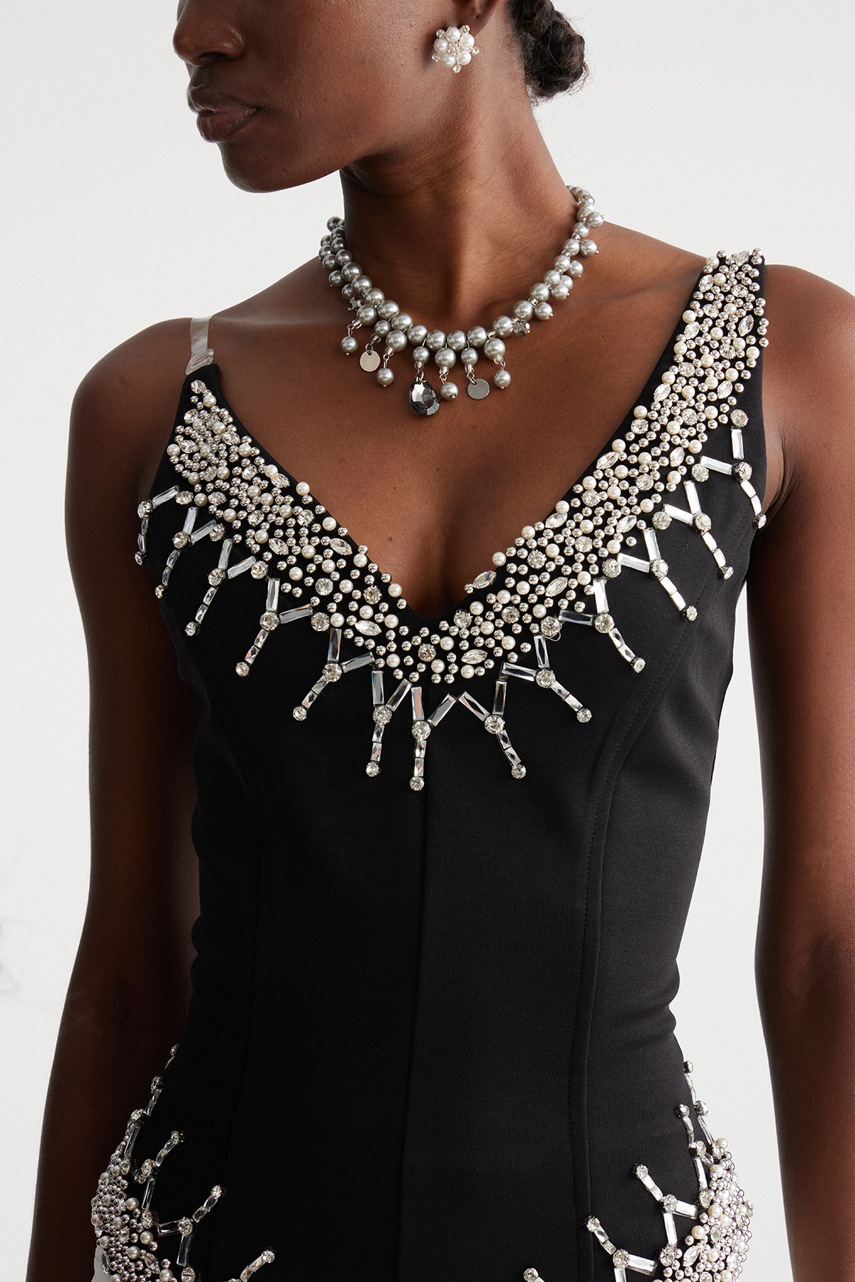 Ing Crystal Ruch Skirt Set