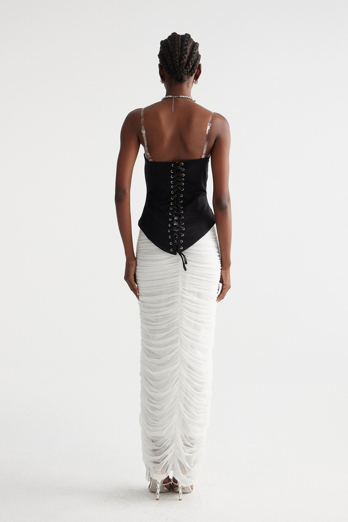 Ing Crystal Ruch Skirt Set