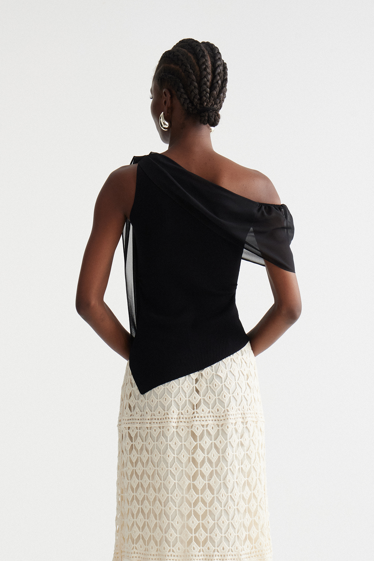 Ingalill Asymmetric Ruch Top