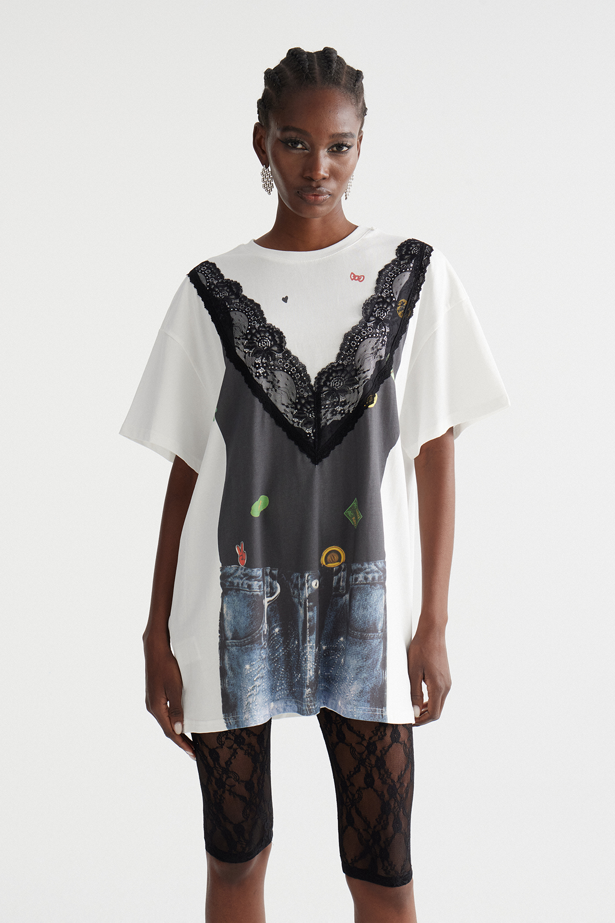 Ingegerd Lace Print Top