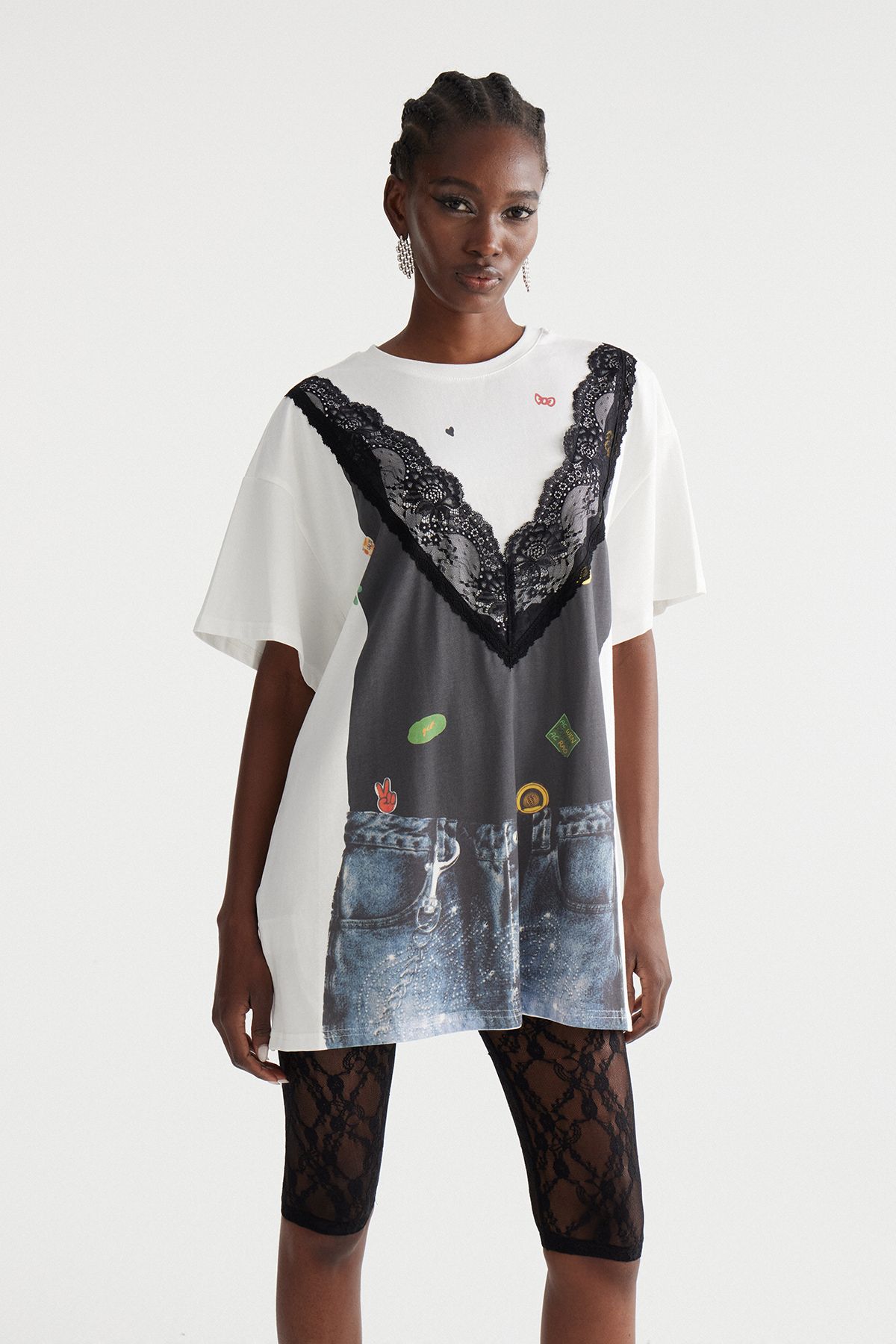 Ingegerd Lace Print Top