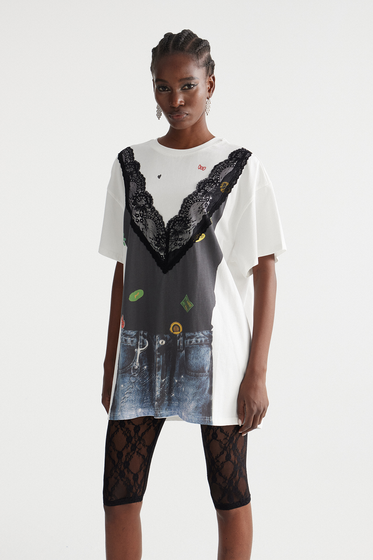 Ingegerd Lace Print Top