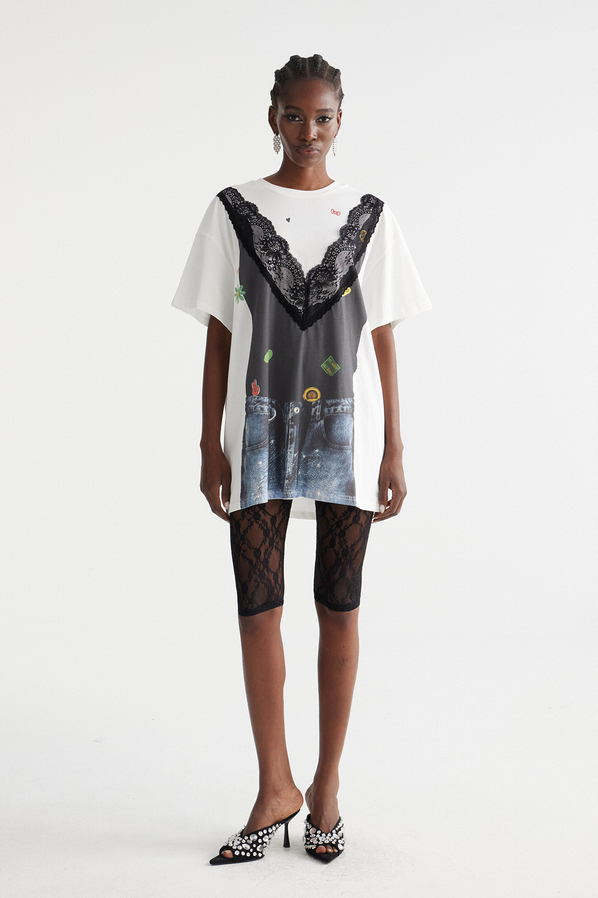 Ingegerd Lace Print Top