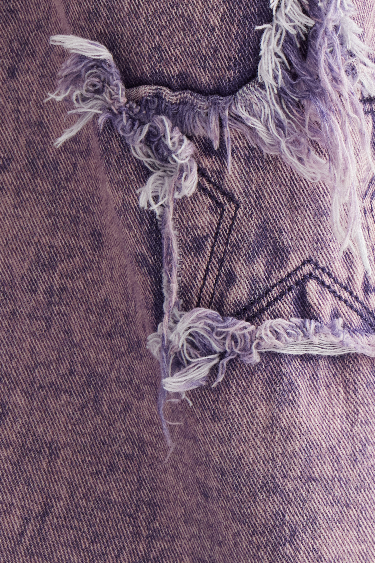 Inger Star Barrel Jeans In Purple