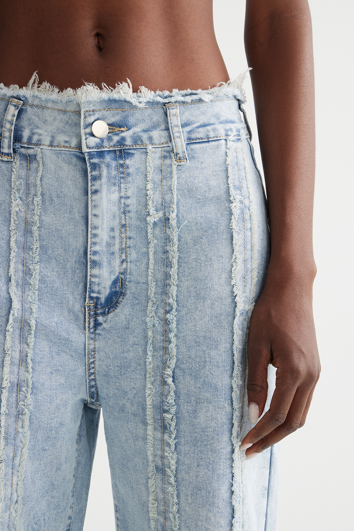 Ingibjorg Fringe Barrel Jeans