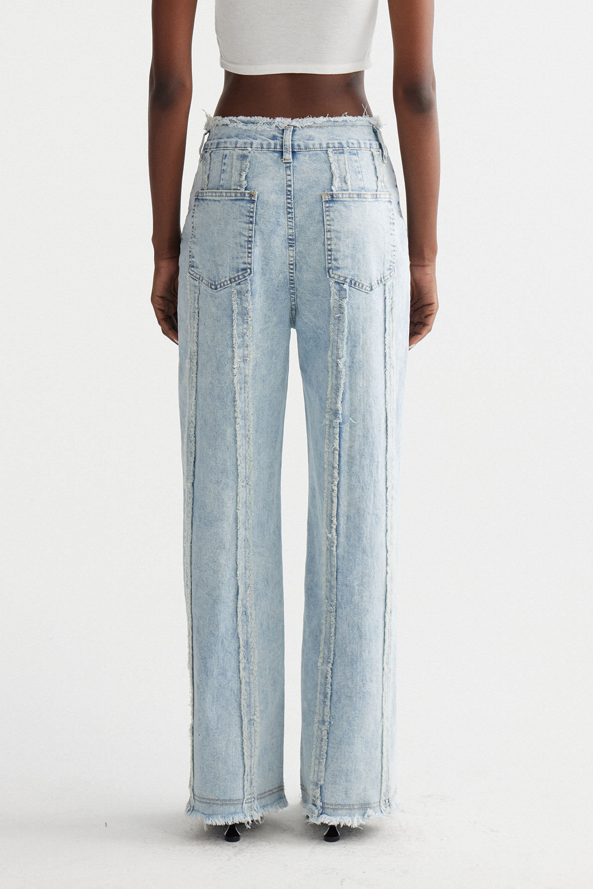 Ingibjorg Fringe Barrel Jeans