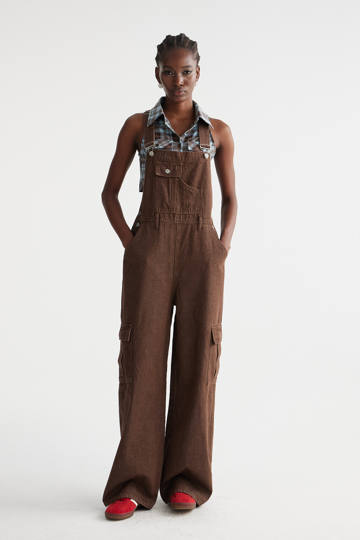 Ingkar Deconstruct Denim Overalls