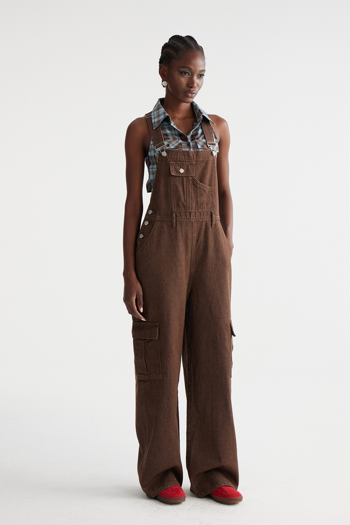 Ingkar Deconstruct Denim Overalls