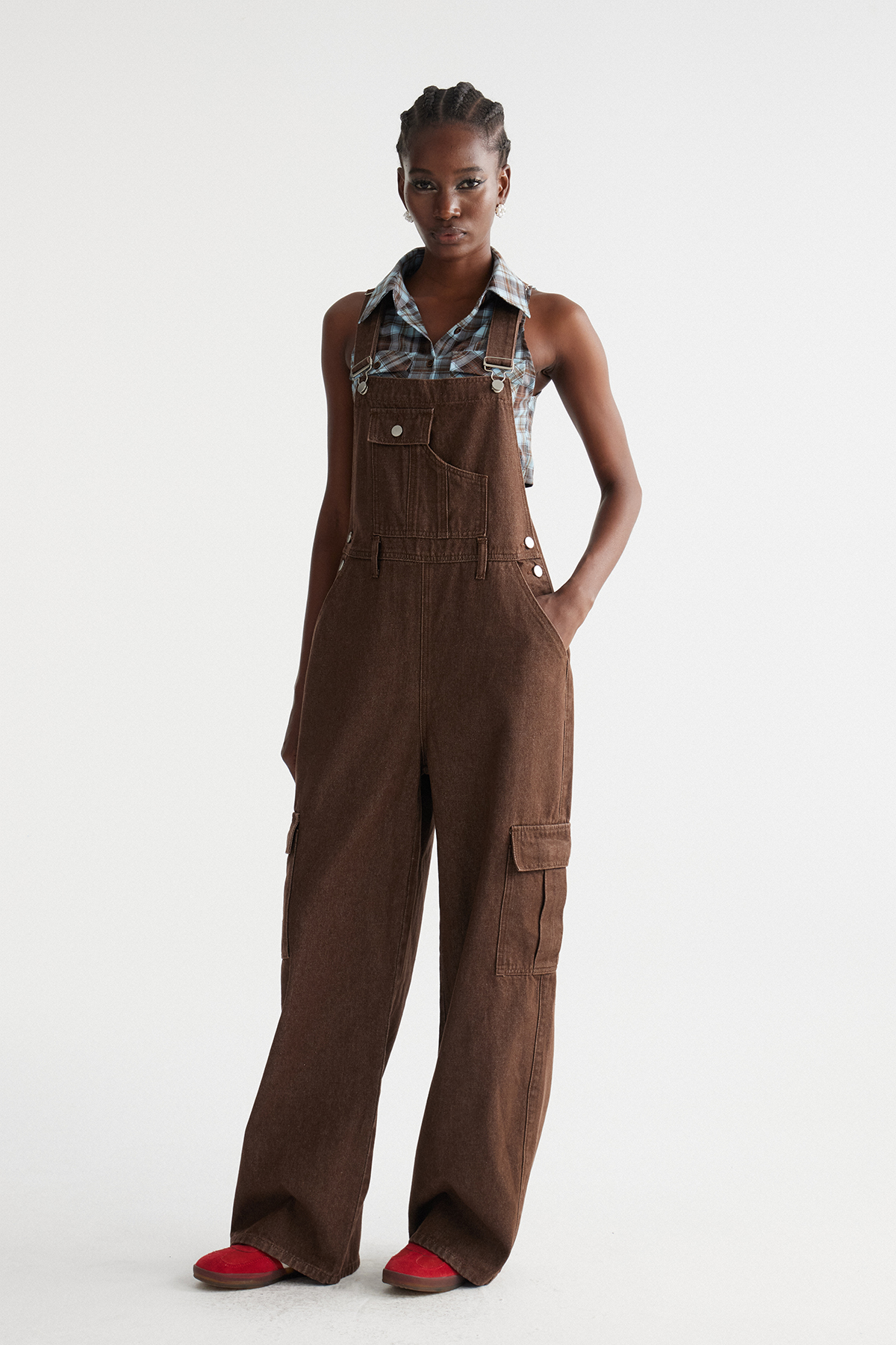 Ingkar Deconstruct Denim Overalls