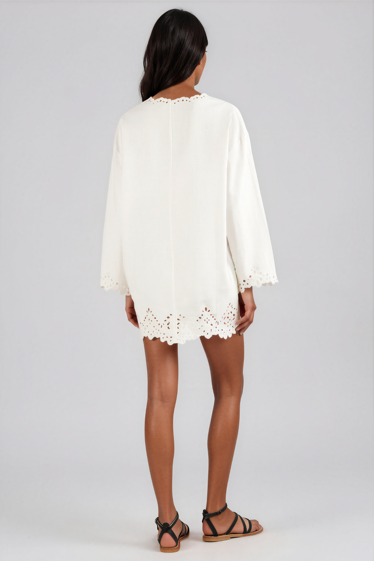 Inmaculada Embroidered Floral Mini Dress