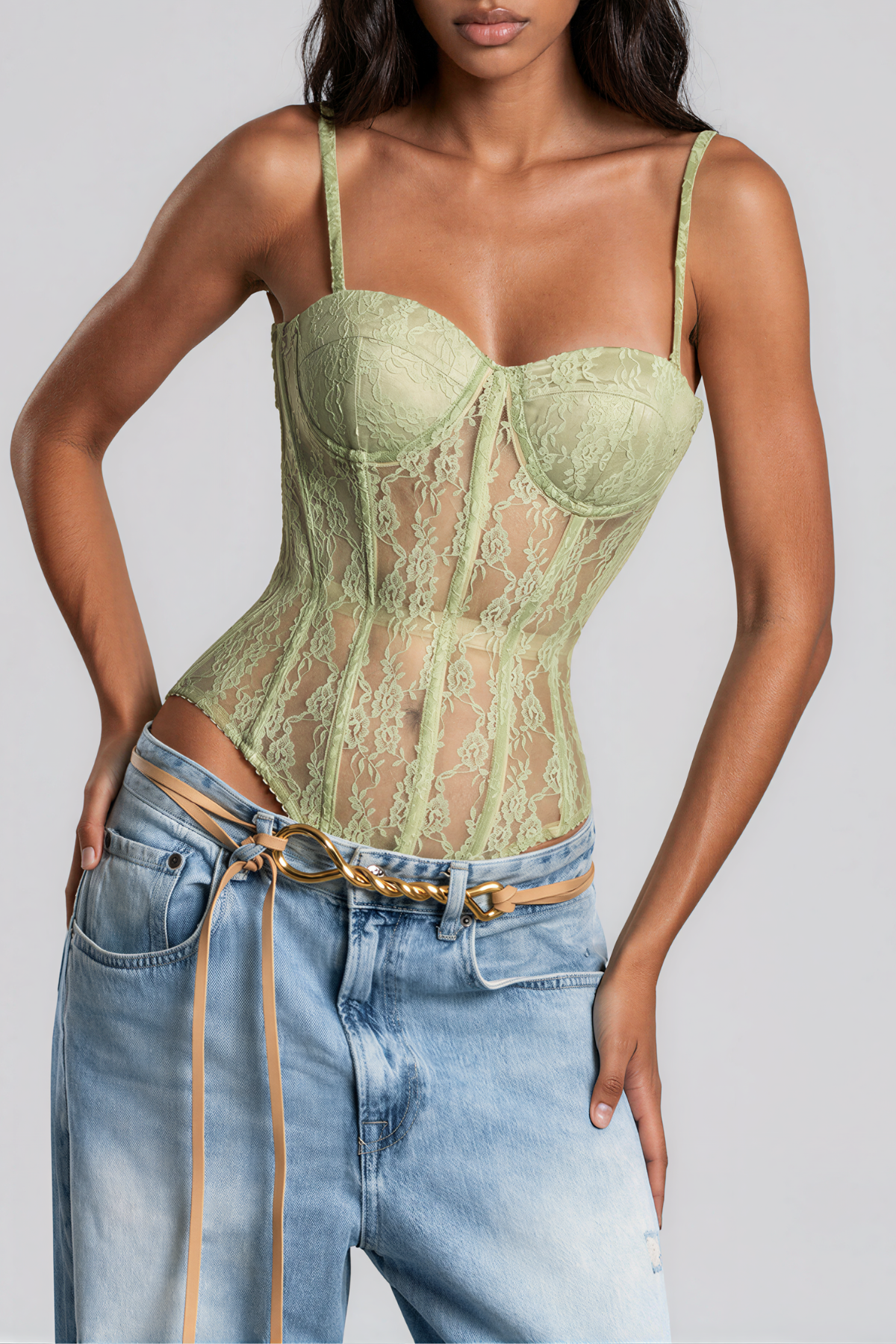 Inna Corset Lace Bodysuit
