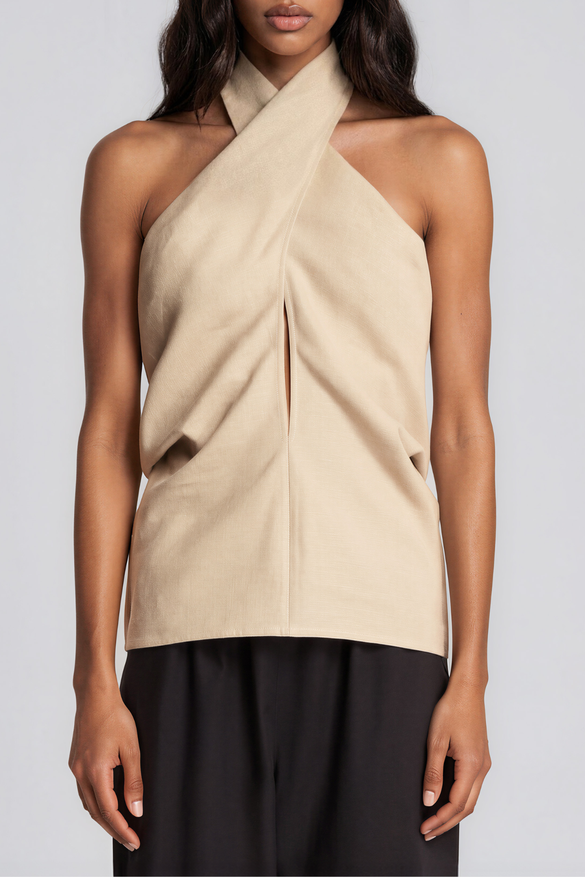 Innocentius Backless Cutout Top