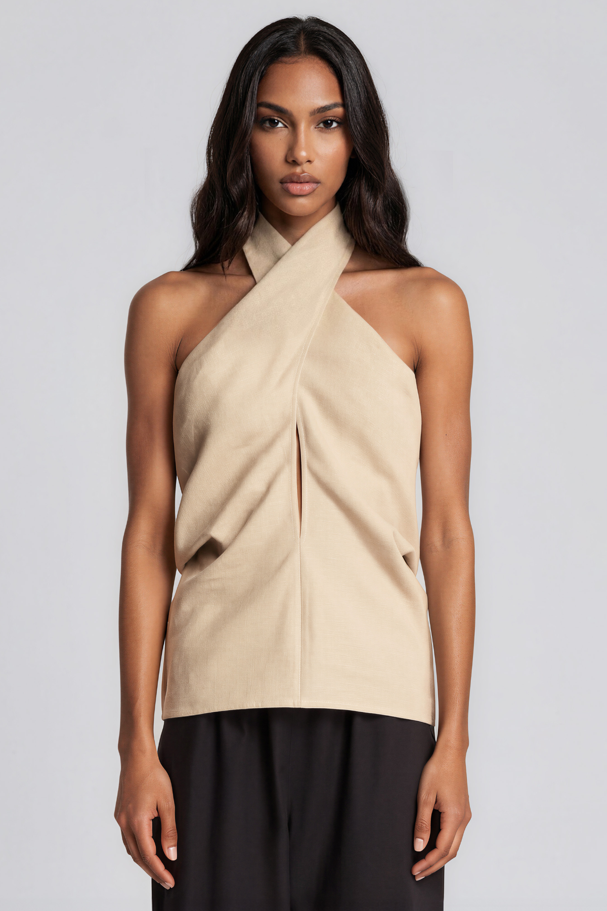 Innocentius Backless Cutout Top
