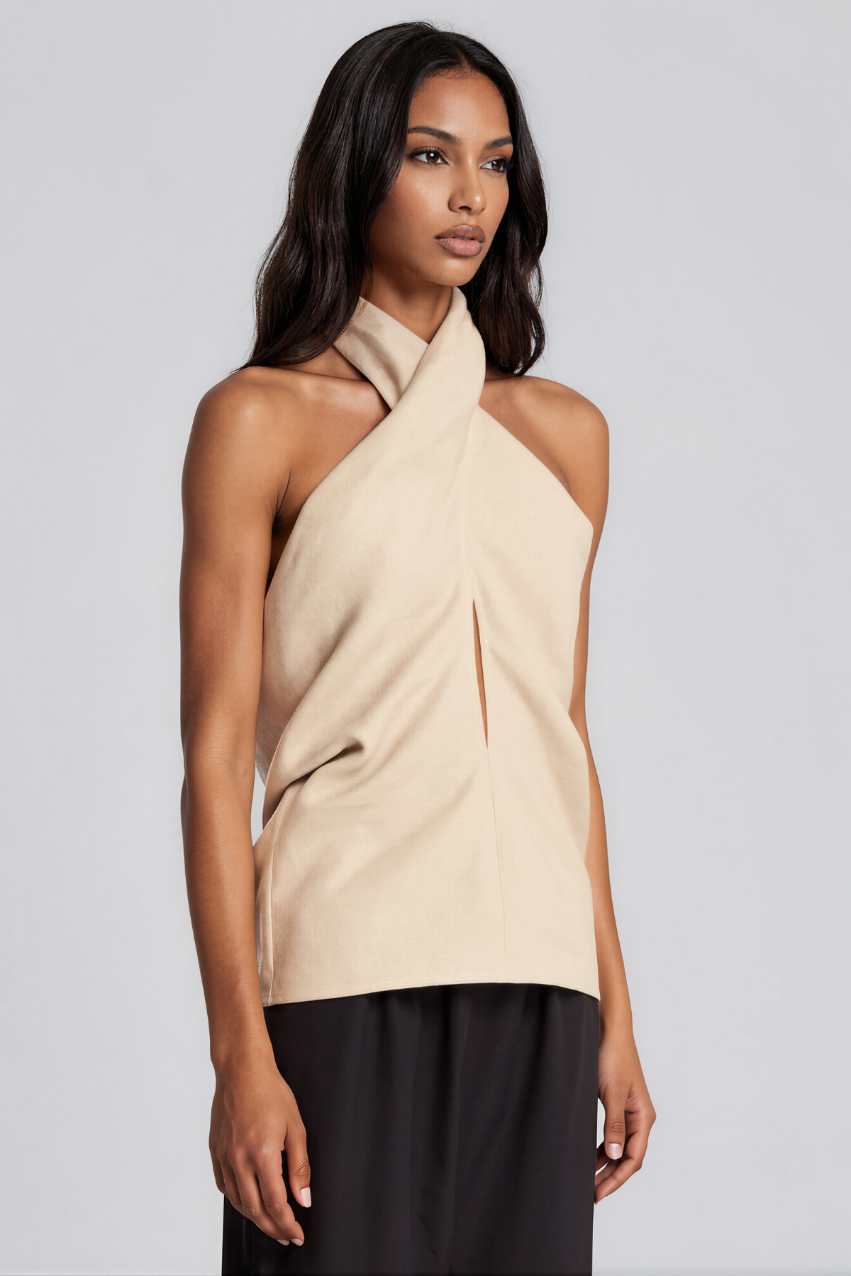Innocentius Backless Cutout Top