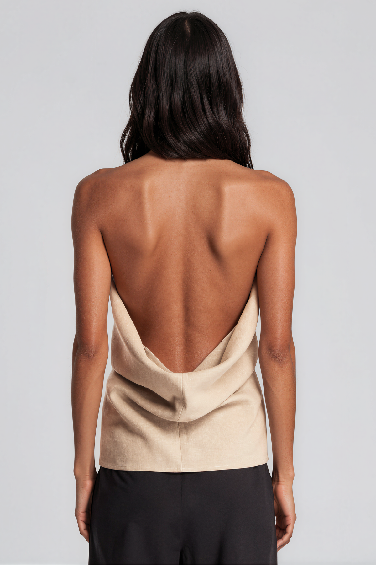 Innocentius Backless Cutout Top