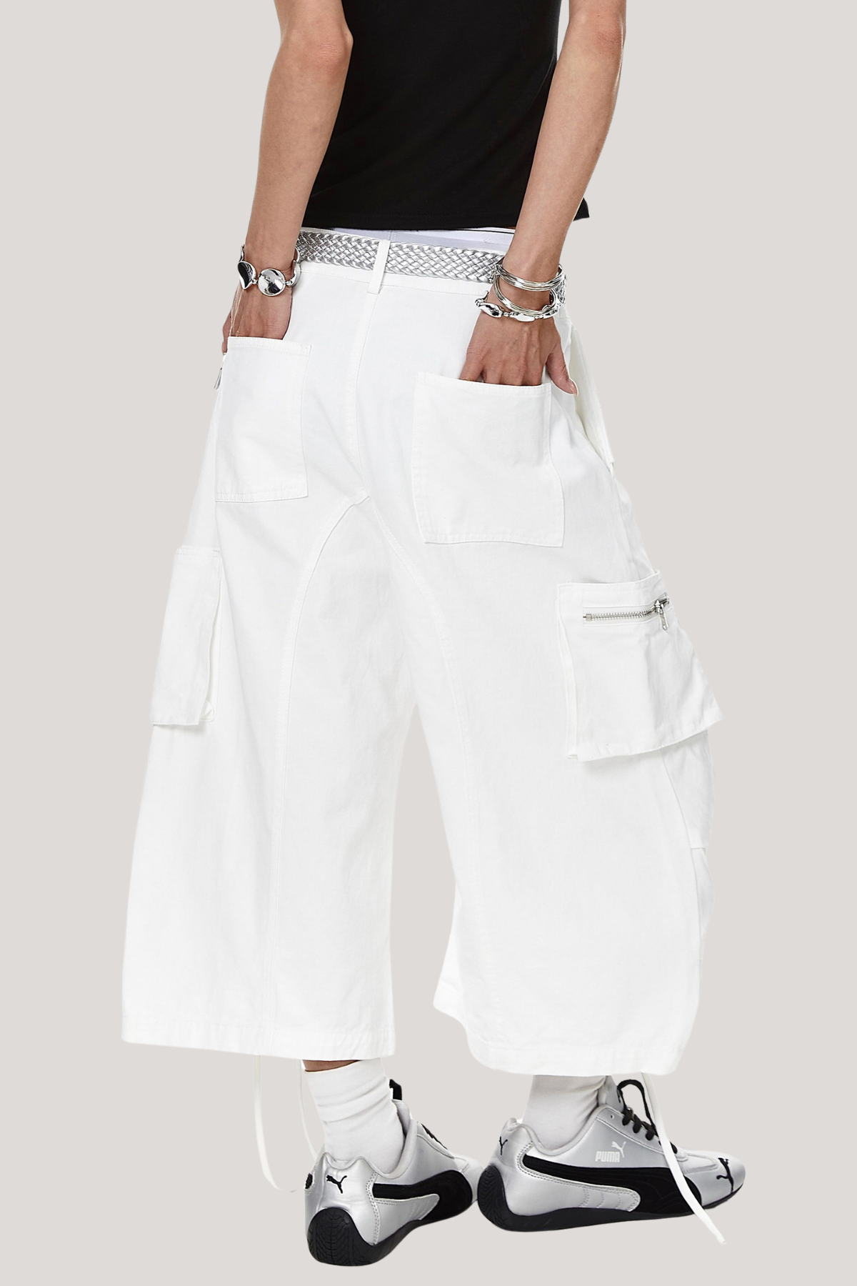 Inocencia Lace Up Capri Pants