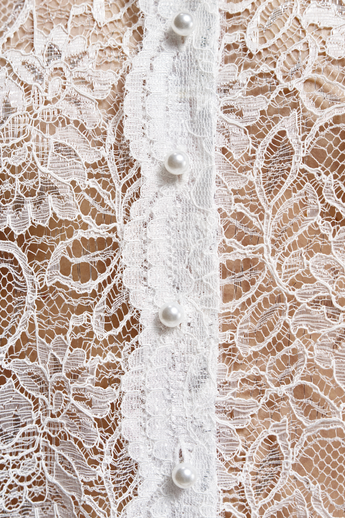 Inyene Lace Shirt Skirt Set