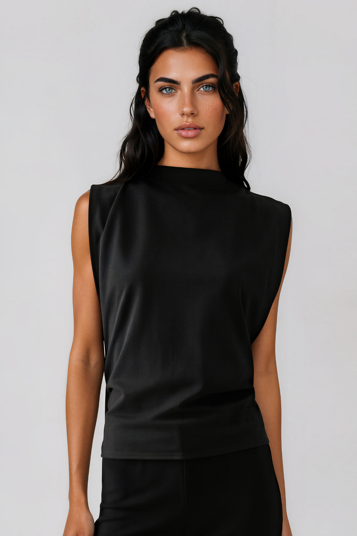 Ioab Backless Ruffle Pants Set